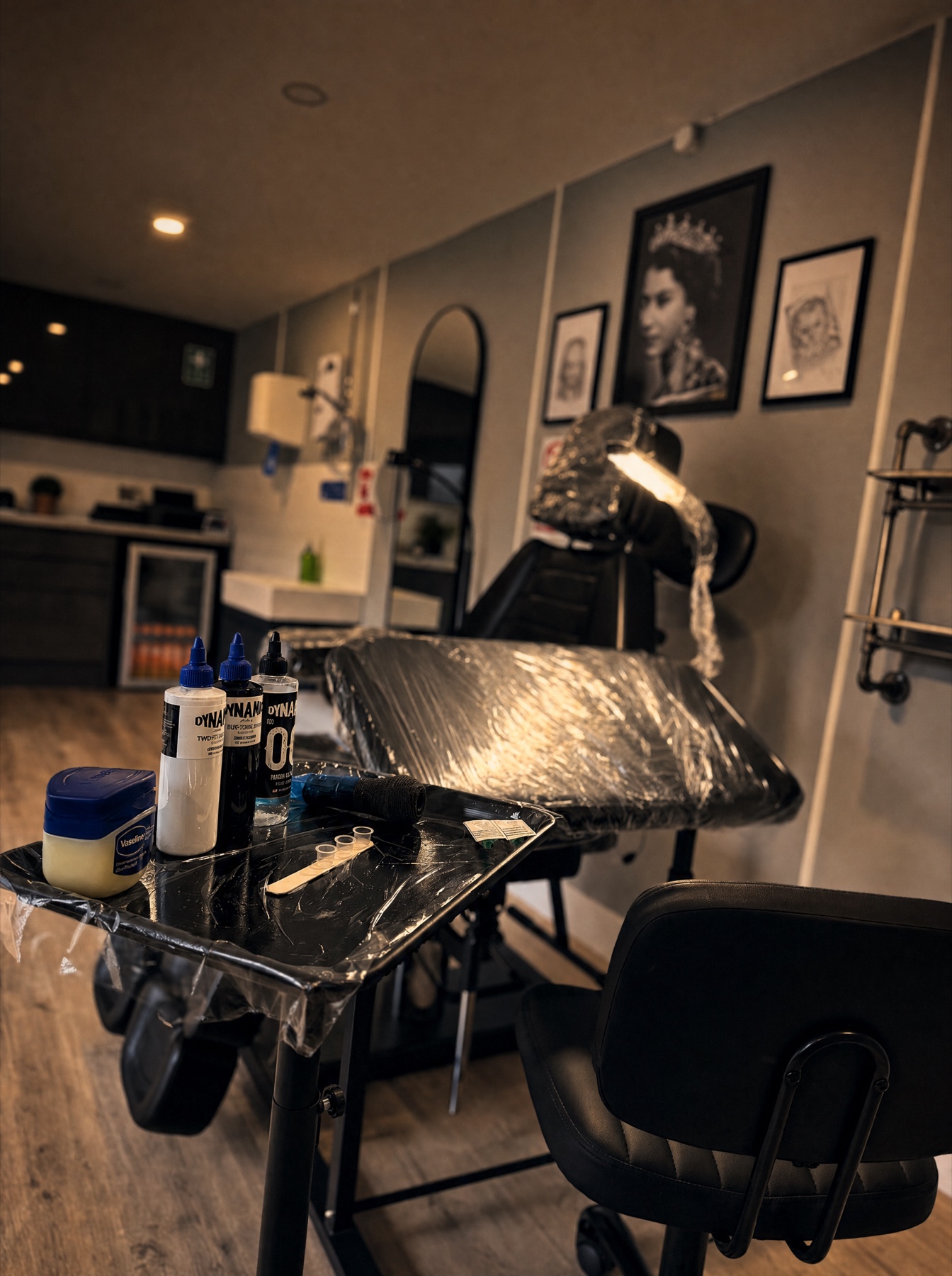 The O.H Tattoos private studio interior in Middleton, Leeds